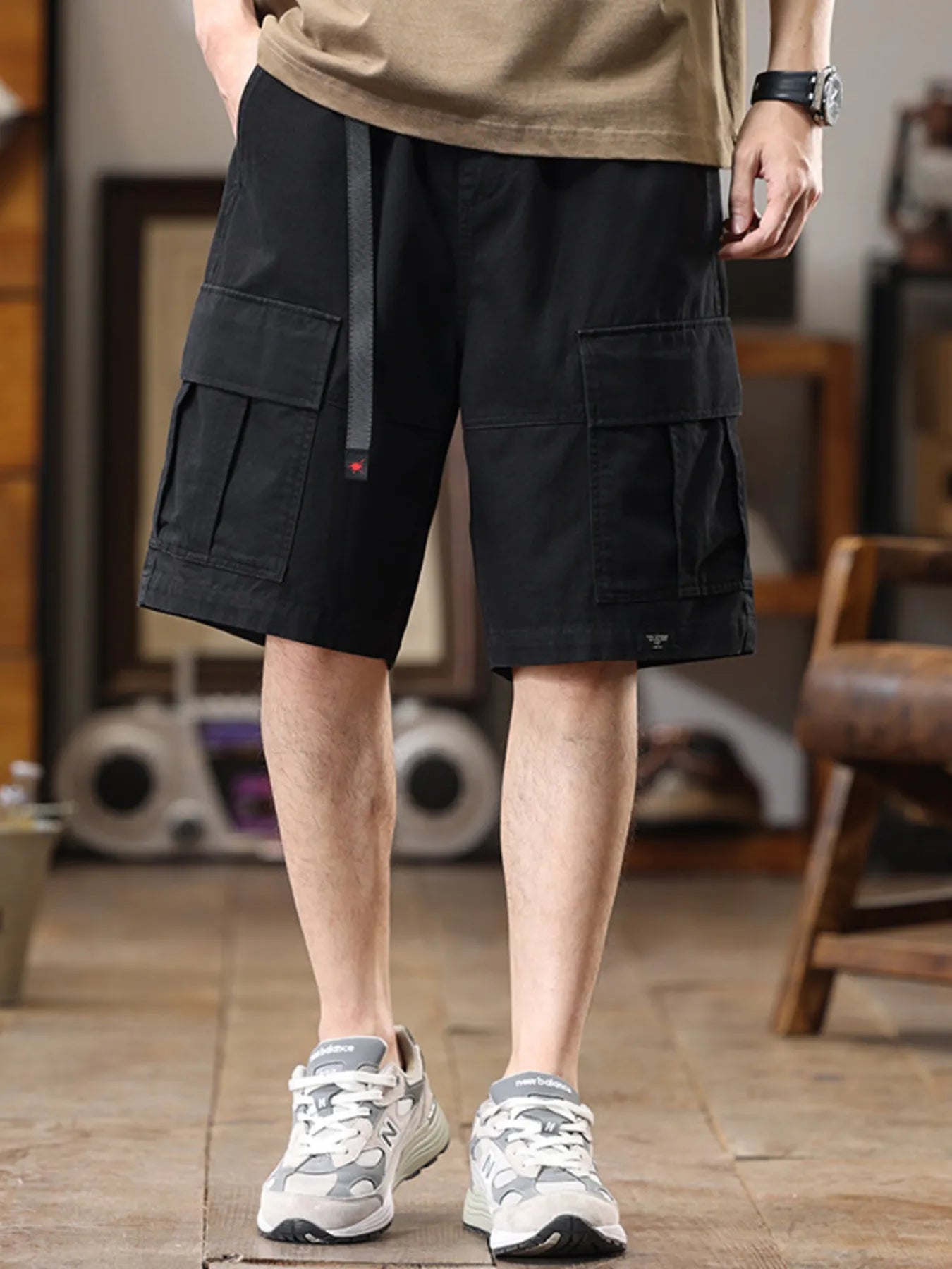 Men's Plus Size Casual Cargo Shorts - Farnelli