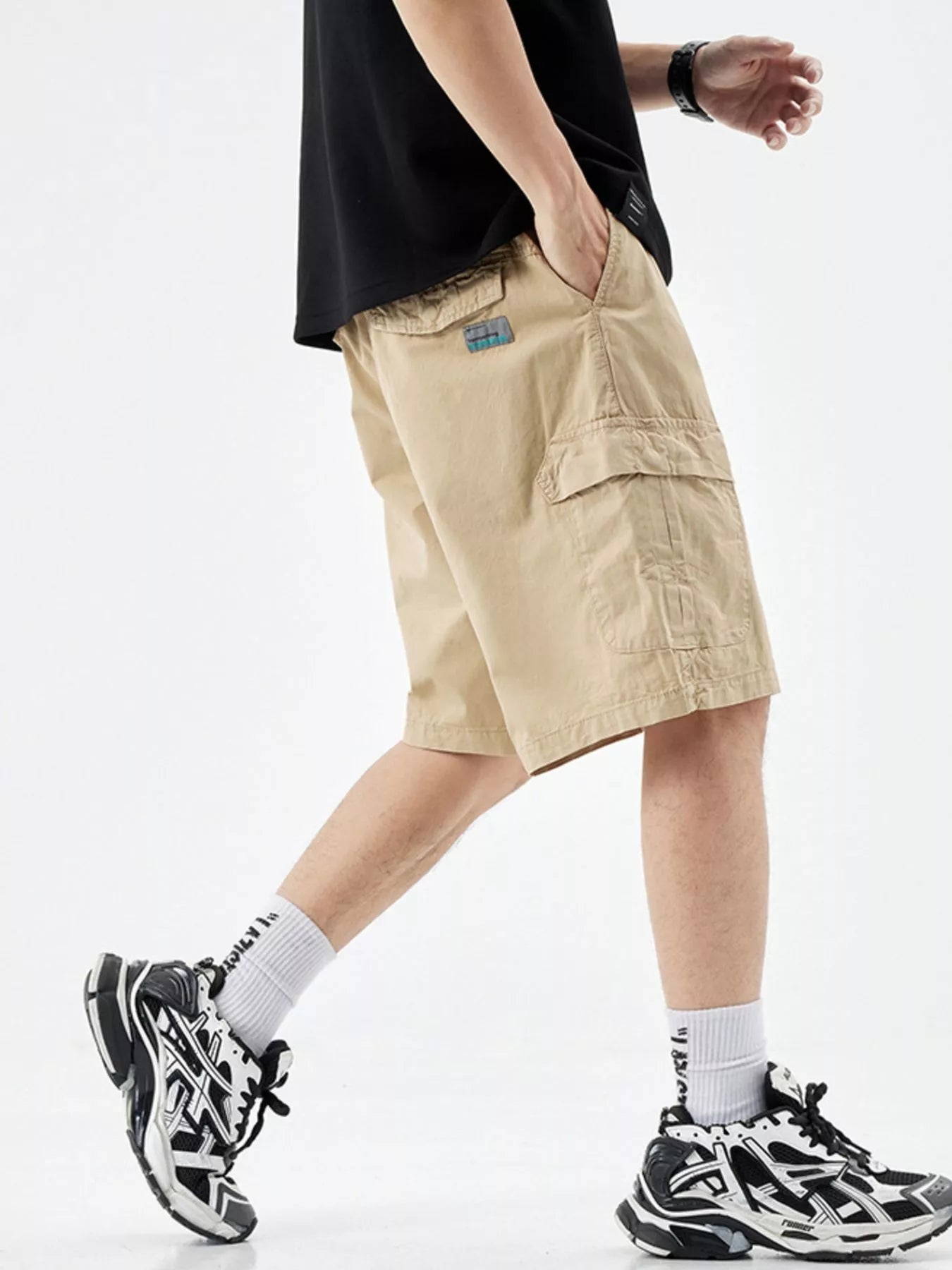 Men's Casual Drawstring Cargo Shorts - Farnelli