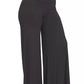 Zenana Full Size Fold Over Waist Comfy Wide Leg Pants Plus Size - Farnelli