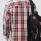 Men's Plus Size Plaid Button Up Long Sleeve Shirt - Farnelli