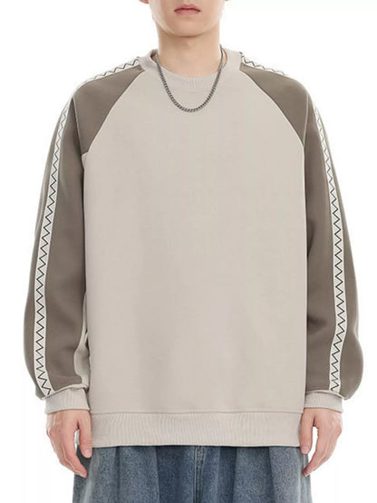 Men's Plus Size Raglan Sleeve Casual Sweatshirt - Farnelli