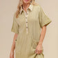 BiBi Dip Dye Mineral Washed Knit Dress - Farnelli