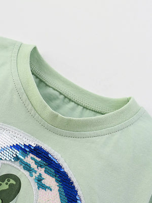 Children's Octopus Round Neck Tee - Farnelli