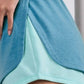BiBi French Terry Knit Color Block with Sid Slit Shorts - Farnelli