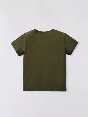 Children's Dinosaur Skeleton Round Neck T-Shirt - Farnelli