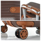 HouseOfZazla 4-piece hard shell luggage set with spinner wheels in multiple colors