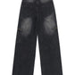 Men's Wide Leg Cargo Pocket Vintage Washed Jeans - Farnelli