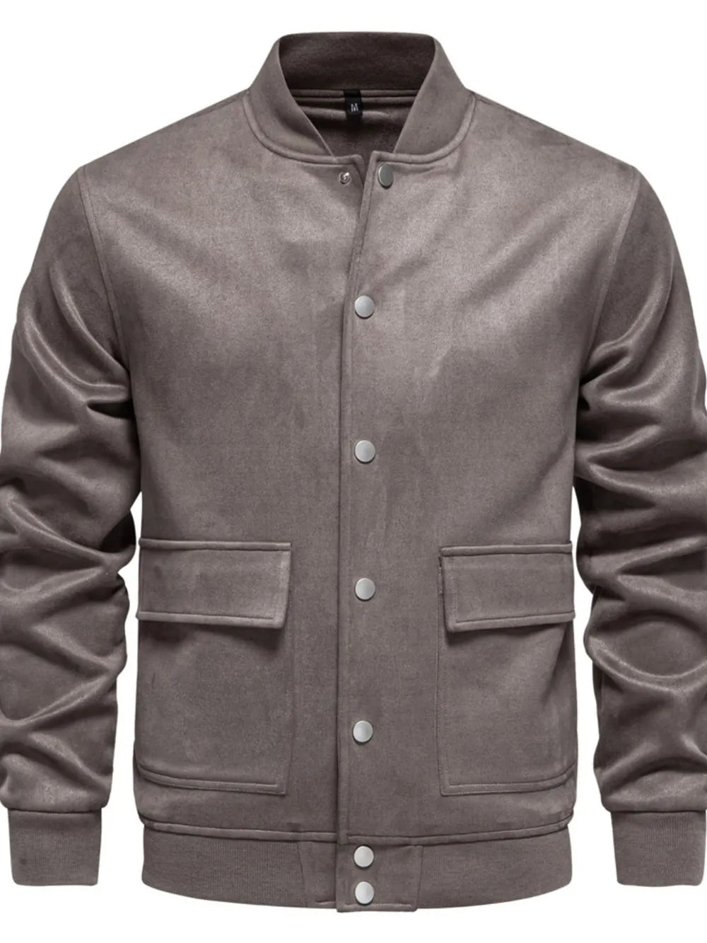Men's Baseball Collar Snap Down Jacket - Farnelli