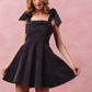 SO ME Fit and Flare Washed Gameday Dress - Farnelli