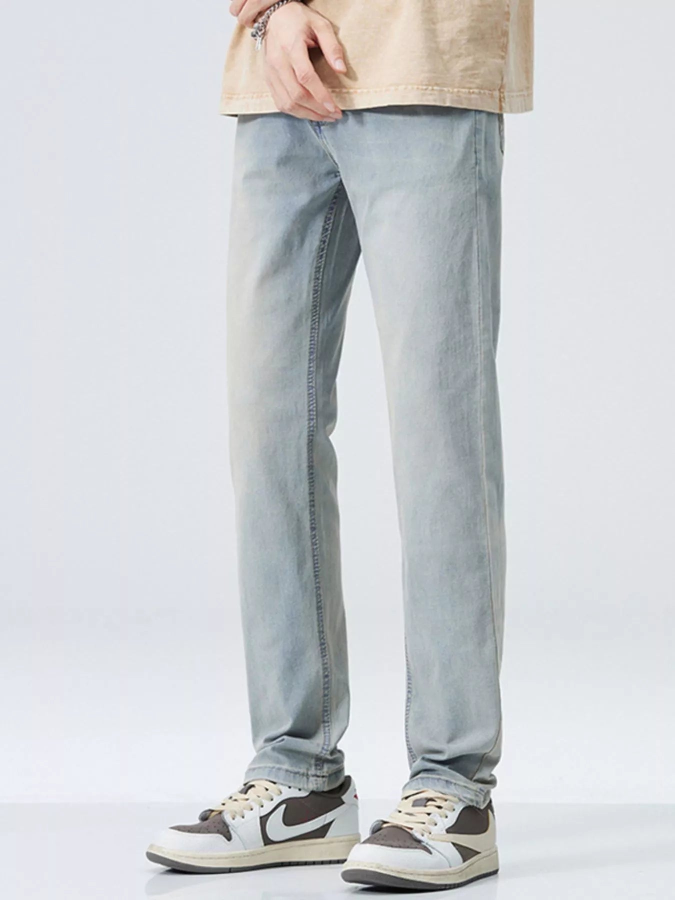 Men's Classic Straight Fit Jeans - Farnelli