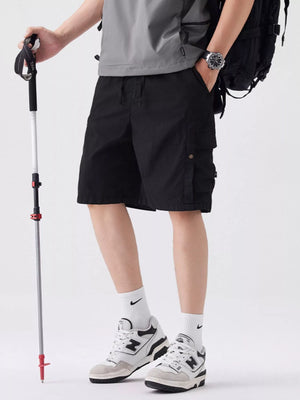 Men's Full Size Loose Fit Cargo Shorts Plus Size - Farnelli