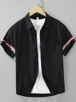Men's Plus Size Button Up Short Sleeve Shirt - Farnelli