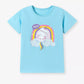 Children's Cartoon Cat Rainbow Graphic Tee - Farnelli