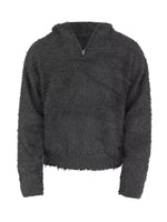 Men's Cozy Faux Fur Quarter-Zip Sweater - Farnelli