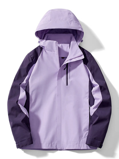 Men's Plus Size Waterproof Hooded Outdoor Jacket - Farnelli
