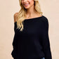 BiBi Waffle Knit Off Shoulder Top - Farnelli