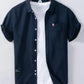 Men's Plus Size Short Sleeve Button-Up Shirt - Farnelli