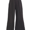 Zenana Elastic Waist Comfy Lounge Pants - BLACK