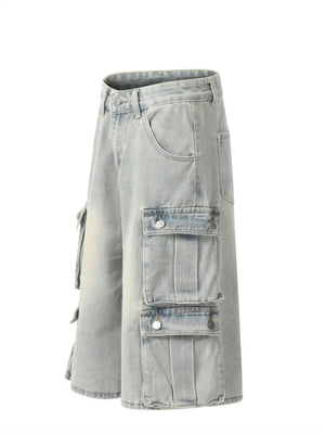 Men's Cargo Denim Shorts - Farnelli