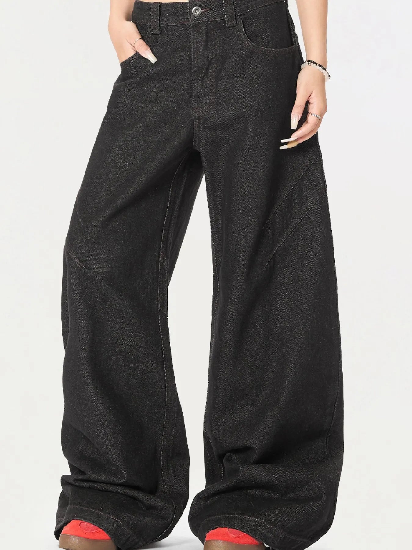 Men's Wide Leg Jeans - Farnelli