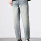 Men's Vintage Distressed Straight Leg Jeans - Farnelli