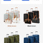 HouseOfZazla 5-piece polypropylene hardside luggage set with spinner wheels in assorted sizes