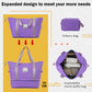 HouseOfZazla expandable 2-piece luggage set with TSA locks and spinner wheels in multiple colors