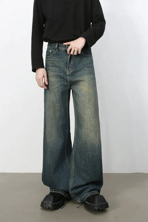 Men's Wide Leg Jeans - Farnelli