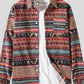 Men's Vintage Ethnic Print Button Down Shirt - Farnelli