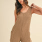 MABLE Sleeveless Knit Crop Jumpsuit with Pockets - Farnelli