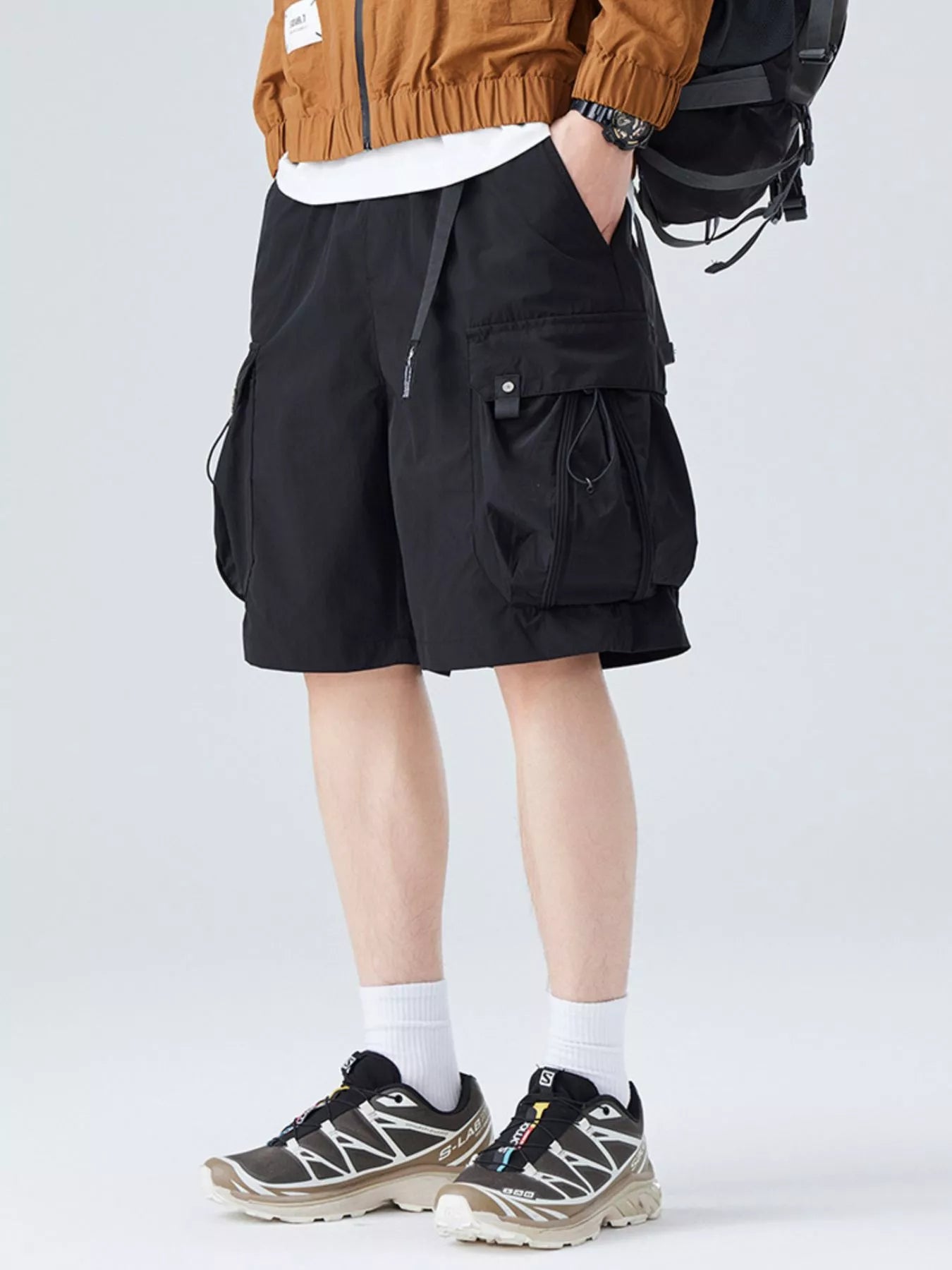 Men's Plus Size Loose Fit Cargo Shorts - Farnelli