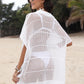 Hollow Out Collared Neck Cover-Up - Farnelli