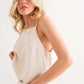 And The Why Sleeveless Basic Cami Top - Farnelli