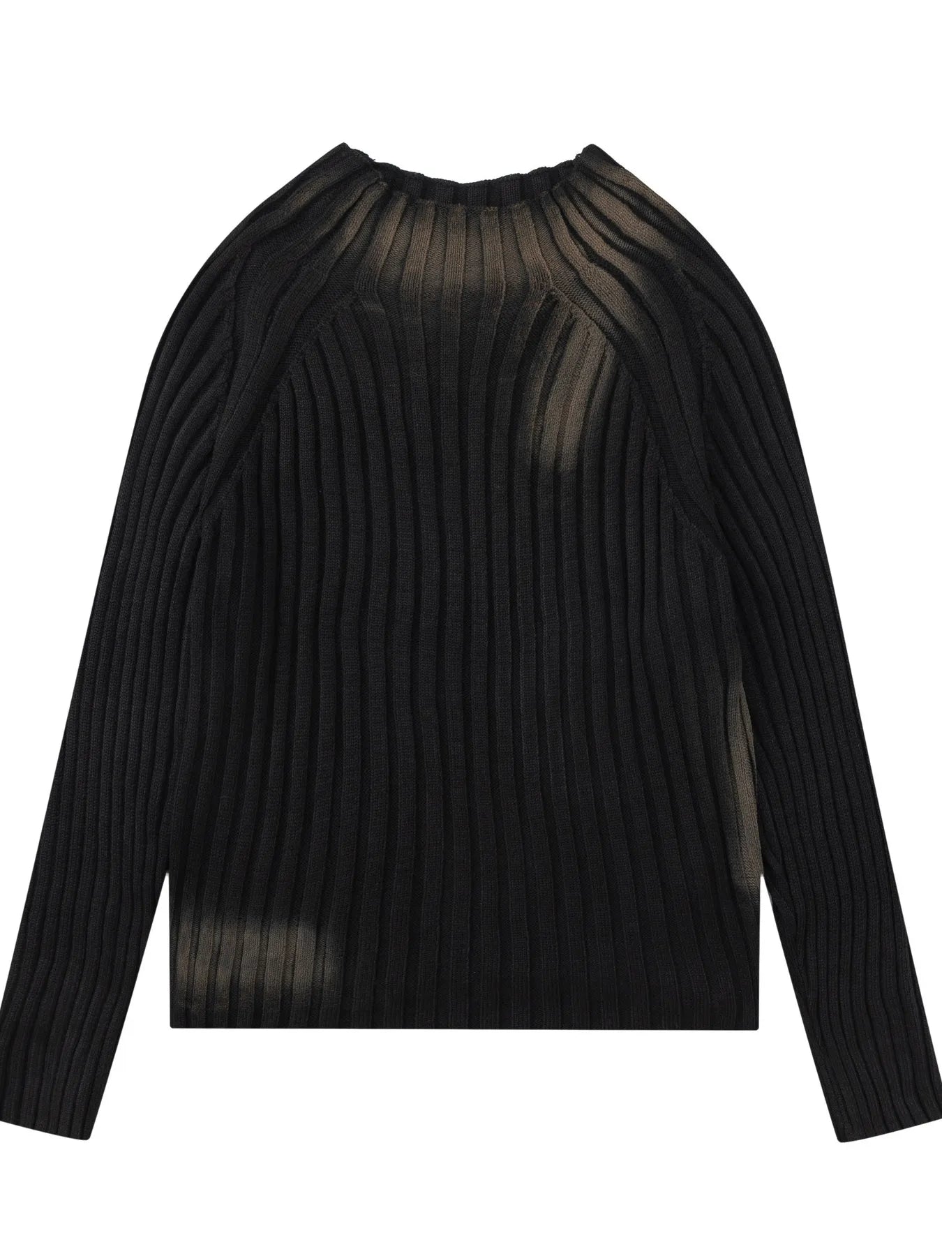 Men's Ribbed Knit Long Sleeve Sweater - Farnelli