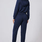 Drawstring Half Zip Hoodie and Joggers Active Set - Farnelli