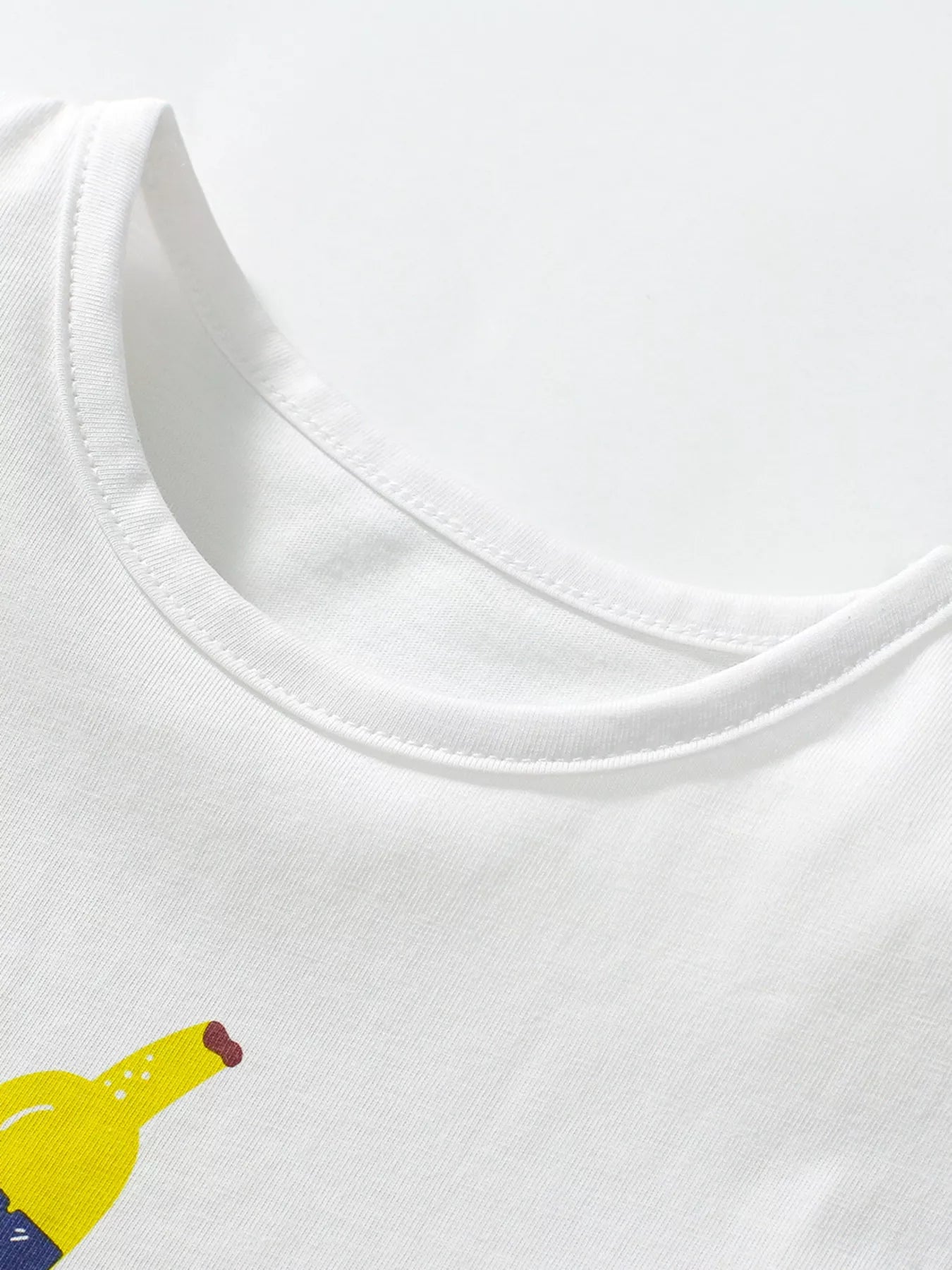 Children's Cute Cartoon Graphic Short Sleeve T-Shirt - Farnelli