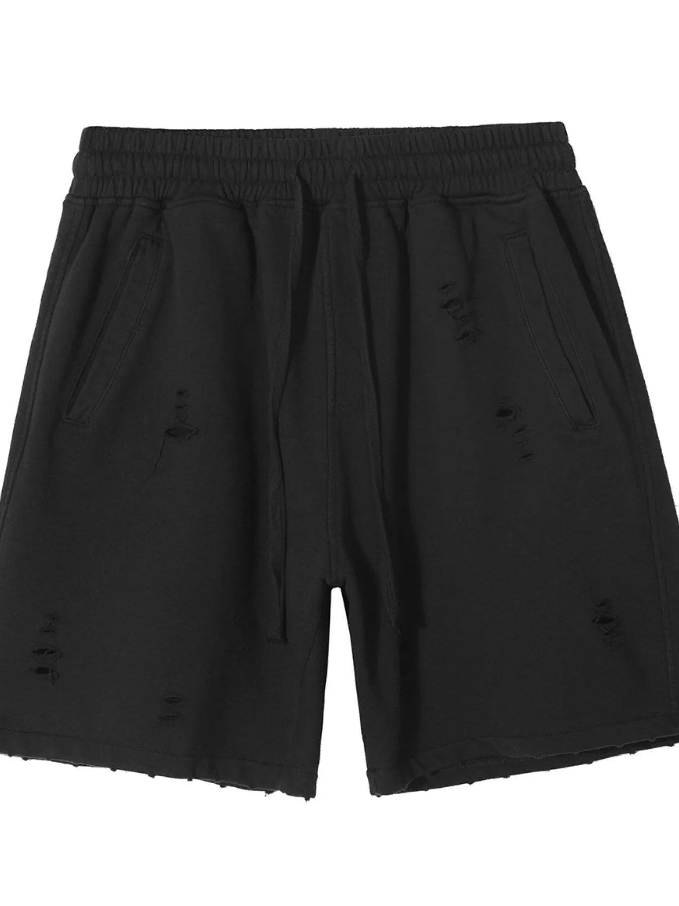 Men's Distressed Drawstring Shorts - Farnelli