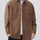 Men's Plus Size Button Up Long Sleeve Shirt - Farnelli