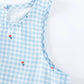 Children's Gingham Ruffle Sleeveless Dress - Farnelli