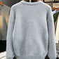 Men's Plus Size Button Detail Dropped Shoulder Sweater - Farnelli