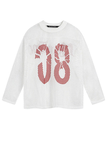 Men's Mesh Long Sleeve Top - Farnelli