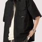 Men's Full Size Button Up Half Sleeve Shirt Plus Size - Farnelli
