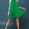 FIESTA FRIDAY WOVEN MINI DRESS - GREEN