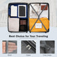 HouseOfZazla expandable 2-piece luggage set with TSA lock and spinner wheels in multiple colors
