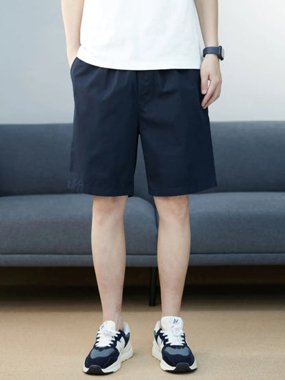 Men's Plus Size Casual Pocketed Shorts - Farnelli