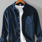 Men's Plus Size Button Up Long Sleeve Shirt - Farnelli