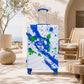 HouseOfZazla 28-inch blue hard case luggage with combination lock