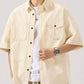 Men's Full Size Button Up Half Sleeve Shirt Plus Size - Farnelli