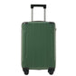 HouseOfZazla 20-inch black hardshell carry-on luggage with four spinner wheels