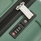 HouseOfZazla 20-inch black hardshell carry-on luggage with four spinner wheels